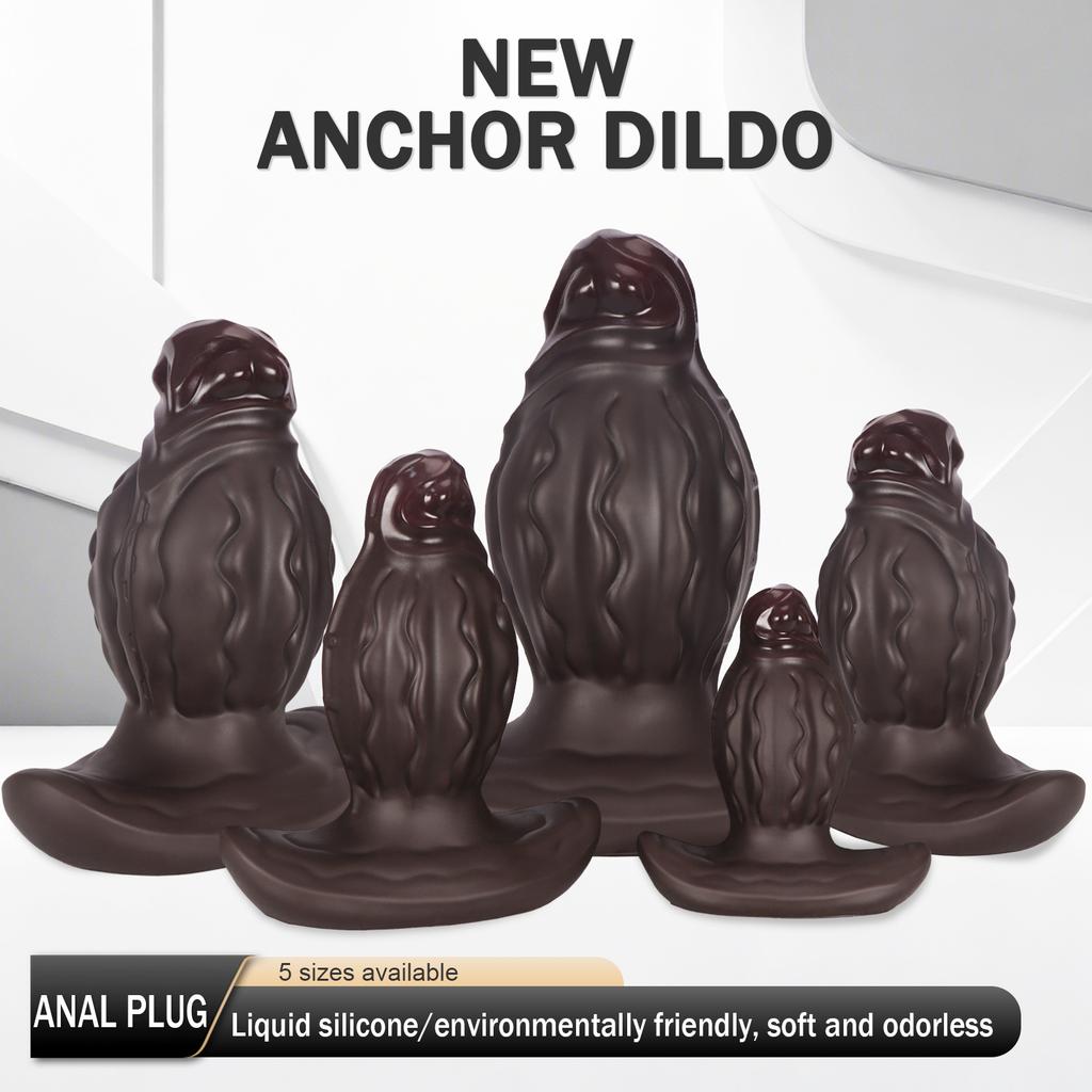 Огромный силиконовый дилдо Большая анальная пробка Растягивающий фистинг Секс-игрушка Реалистичный член БДСМ Страпон Петух