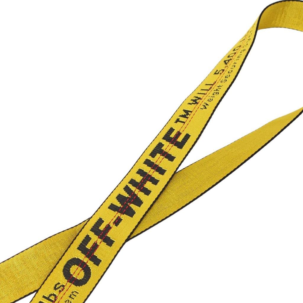 [Off-White] Один размер Холщовый ремень CLASSIC INDUSTRIAL BELT  OMRB012E20FAB001 Мужской (желтый) [Использовал]