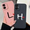 Для Samsung A07 A17 A16 A15 A24 A23 A22 A21 A20S Чехлы для телефона Милые узоры с буквами Мягкий матовый силикон Противоскользящая защитная оболочка Для корпуса Samsung