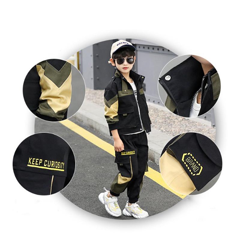 Спортивный костюм для мальчика, комплекты для детей, куртка и брюки для мальчиков, комплект для детей младшего возраста