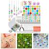 460 Pieces Crystal Bead Sun Catcher Kits Jewelry Making Supplies for Wind Chimes Stylish Window Decoration Crafting Set