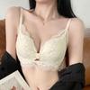 Bra Tone Lace Underwear Female Small Breasts Gathered Adjusted Vice Breasts Without Steel Ring Bra