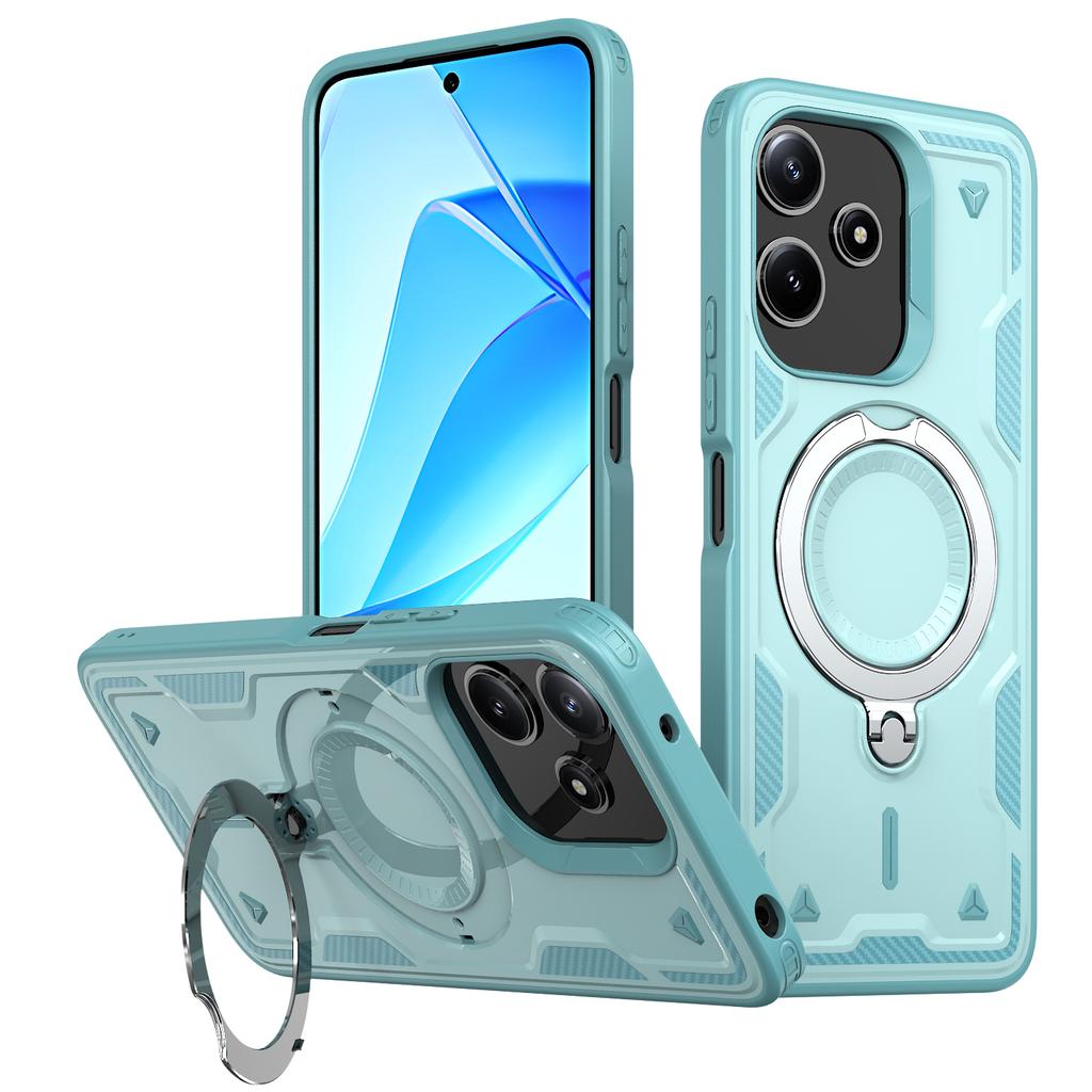 Magnetic Case For Xiaomi Redmi 13 4G/5G/Redmi 12 4G/5G (Global)/Note 13R 5G/Note 12R 5G/Poco M6 4G/M6 Pro 5G/M6 Plus 5G Phone Cover