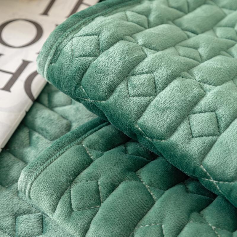 Winter Plush Sofa Cushion Thickened Non-Slip Seat Cushions Simple Modern Leather Sofa Towel Sofa Cover Cover Towel
