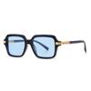New European And American Style Men'S Aviator Glasses Retro Double Bridge Square Frame Sunglasses  Ready Stock 62014