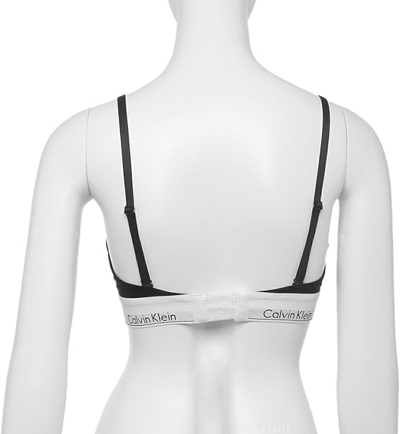Calvin Klein MODERN COTTON bralette with size XS padding, grey, [Used]