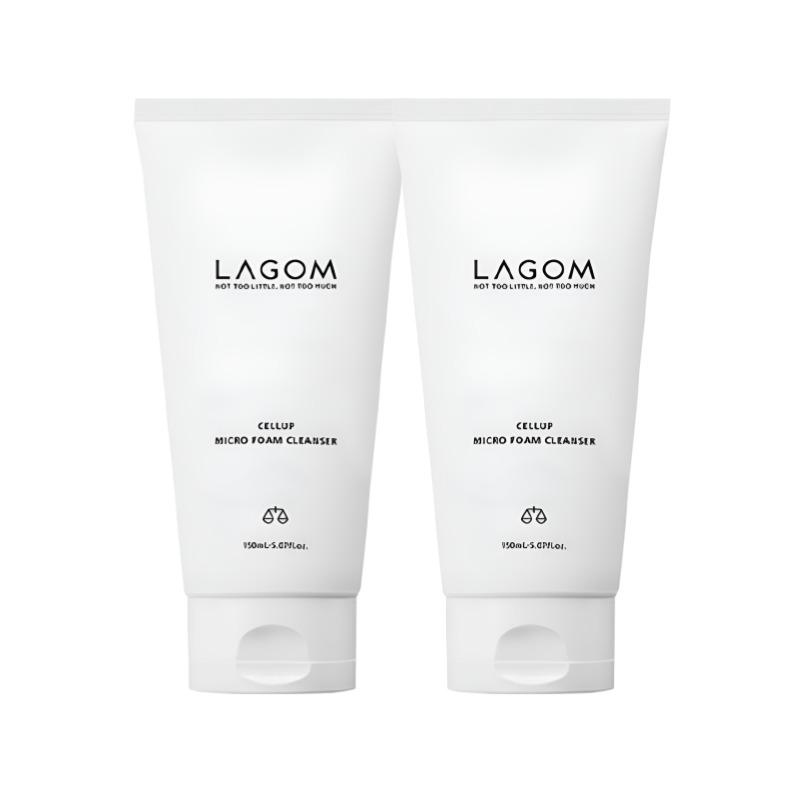LAGOM Cellup Микропенка для умывания 150 мл Низкощелочное увлажняющее средство для умывания с микропузырьками