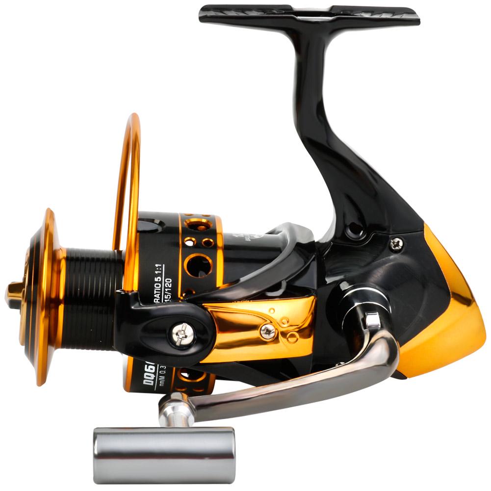 Spinning Fishing Reel 12+1BB Carbon Firbre Gasket Freshwater Bass Trout Fishing Buff Drag Powerful