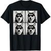 Funny Siberian Husky Lover Cute Huskies Dog T Shirts Men Cotton Humor Streetwear Tee Shirt Short Sleeve Unisex Loose Clothing