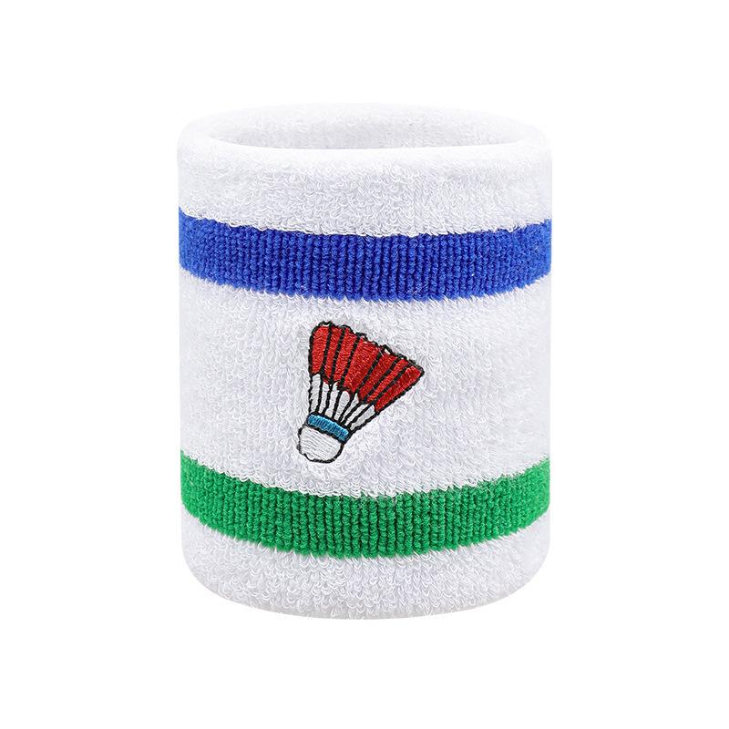 Cross-border Professional Badminton Cotton Sweat-absorbing Wristband for Tennis & Running - Sports Protective Gear for Men & Women