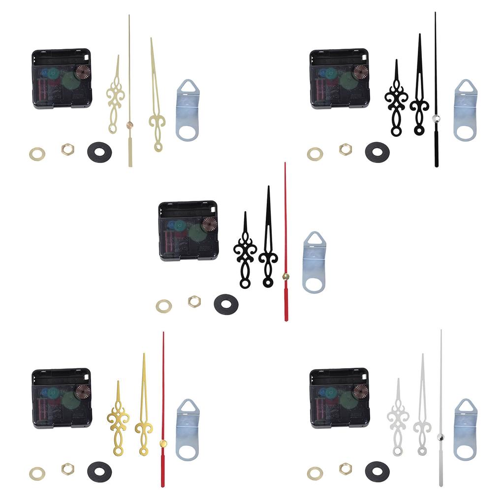 Бесшумные часовые механизмы, работающие от батарейки, часовой механизм со старинными стрелками для ремонта настенных часов