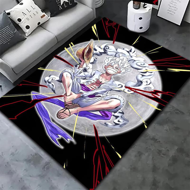 One Piece Gear Carpet Rug For Living Room Bedroom Home Sofa Decoration,kids Play Nonslip Floor Mat