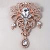 Модная брошь в виде лебедя из кристаллов, женственный темперамент, универсальный аксессуар в виде цветка в виде животного на груди