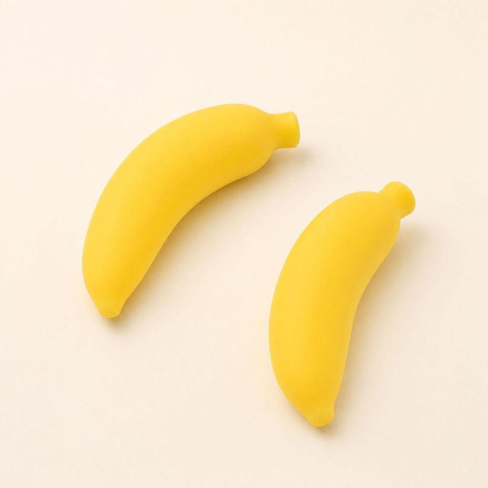 Building Blocks Slow Rebound Fidget Toy Sound Effects Banana Squishy Toy Office Desk Toy