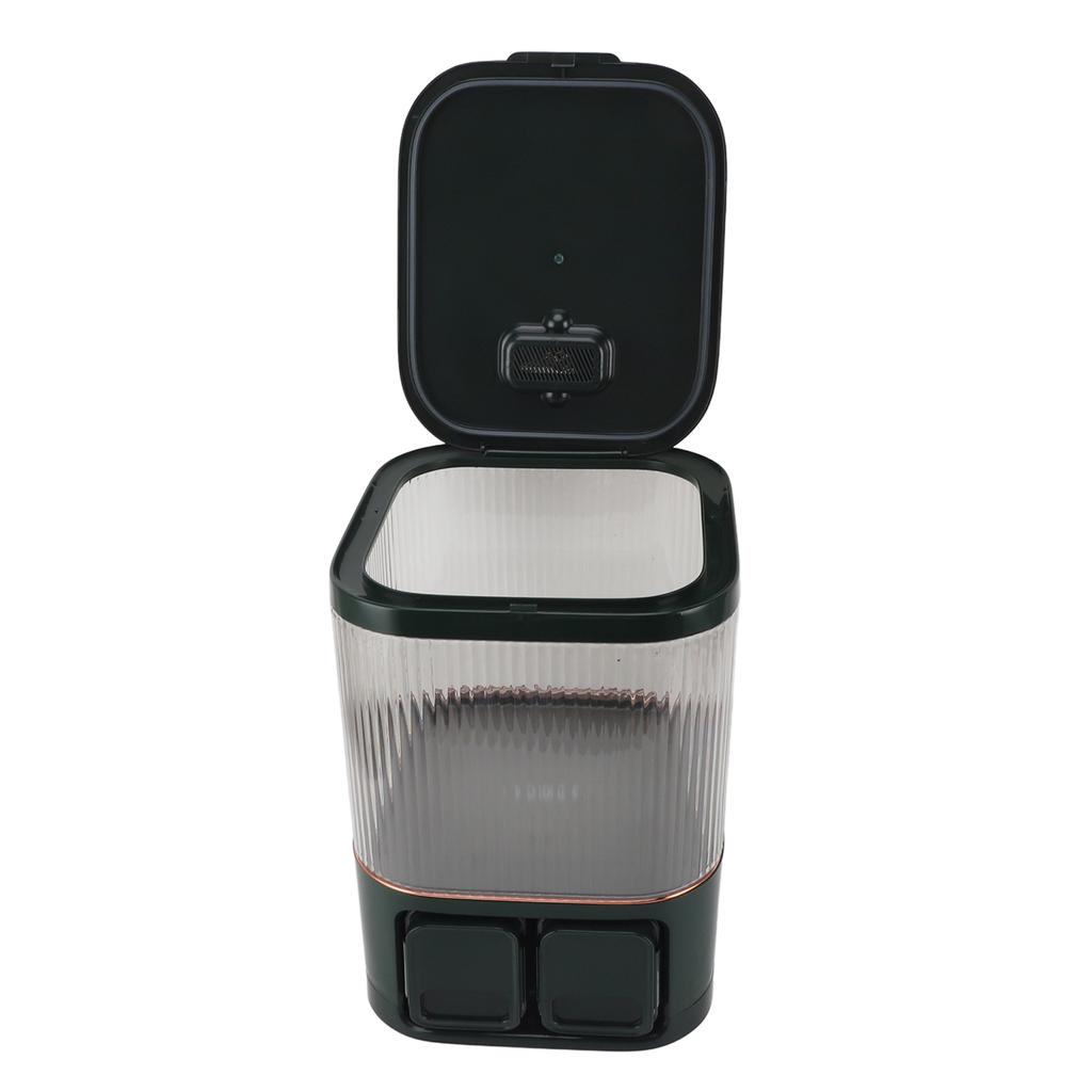 Контейнер для хранения риса большой вместимости, влагозащищенный, герметичный, пластиковый, держатель для муки, диспенсер, бункер для дома, кухни