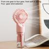 Mini Fan Nano High-Speed 4-Gear Adjustable Water Sprayer 7-Blade Portable Handheld Fan Home