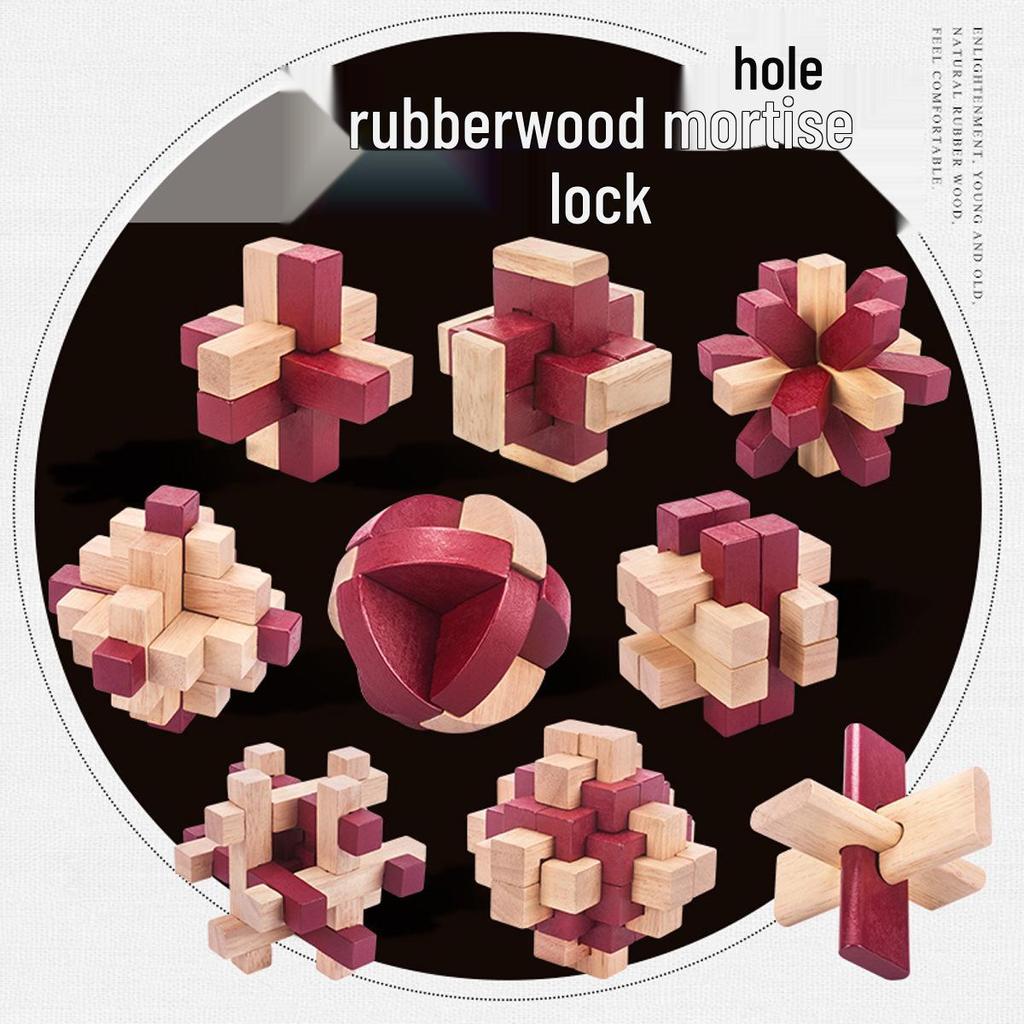 Набор деревянных головоломок Конгмин и Лубань: Детские развивающие игрушки для снятия стресса