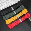 Силиконовый резиновый чехол для часов Casio G-SHOCK GA-110/100/120 GD-100/110, мужской спортивный водонепроницаемый ремешок, браслет, аксессуары