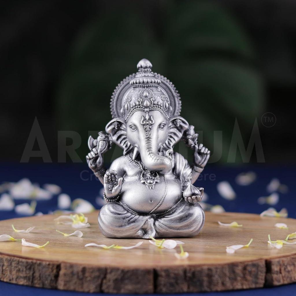 Идол Ганеши Статуя Винаяки Мурти Винаяга Идол Пилаяра Мурти Ганеши Идол Ганапати для приборной панели автомобиля Домашний декор для офиса