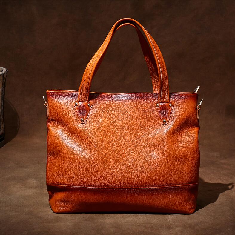 Bison Denim Luxury Women Bag Genuine Leather Handbag Shoulder Bags Ladies Tote Large Capacity Handbags Purse