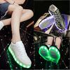 Fashion Sneakers Flash Luminous LED Light Men Women Casual Solid Cross Shoes
