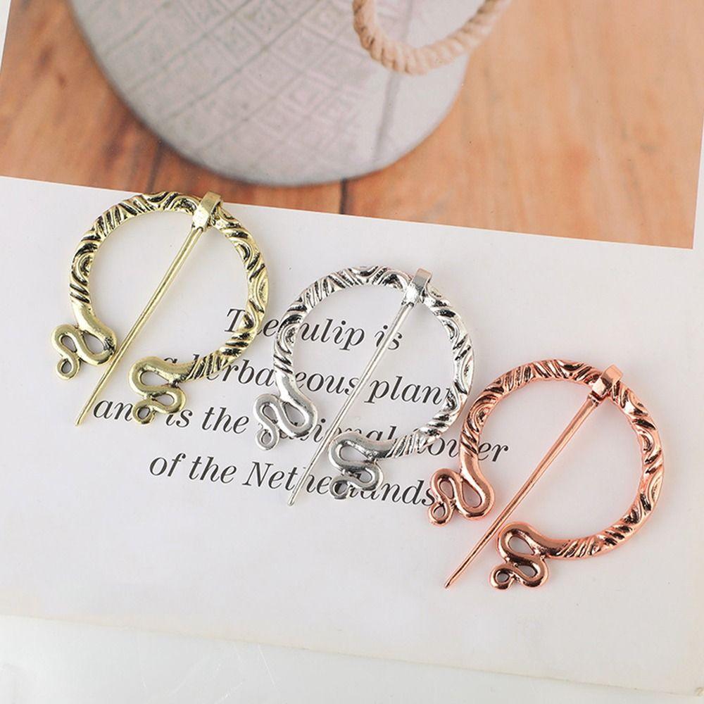 Clothing Accessories Women Shawl Pin Viking Style Brooch Cloak Pin Korean Jewelry Accessories