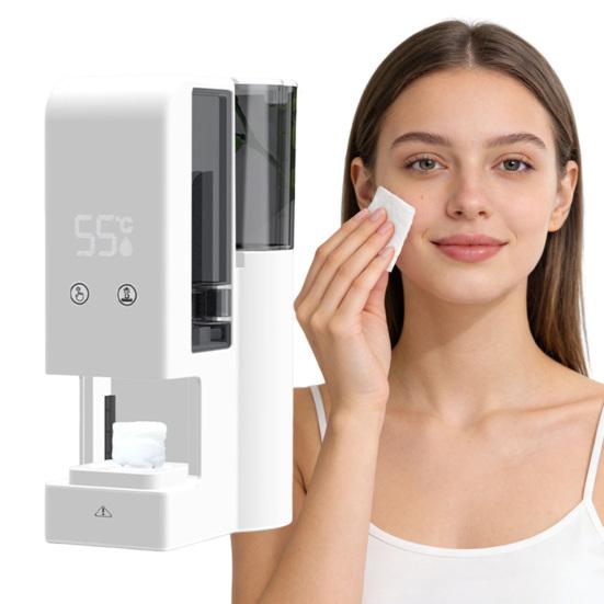 Подогреватель полотенец для лица Автоматический Подогреватель одноразовых полотенец Резервуар для воды 500 мл Портативный Отпариватель сжатых полотенец для домашнего спа