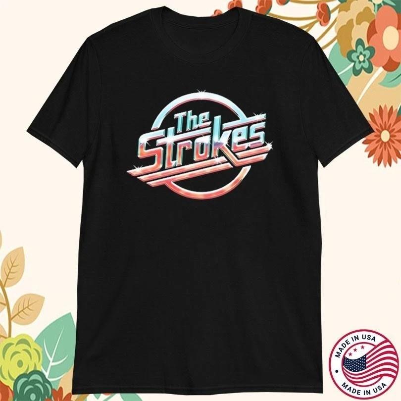 Retro The Strokes Chrome Magna Logo Gift For Fans Unisex S-5XL Shirt YH105