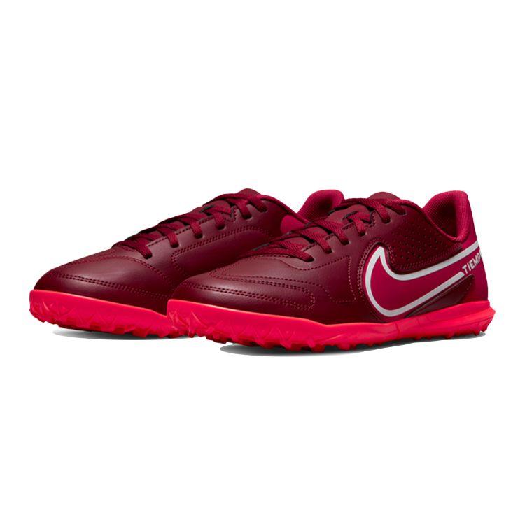 Nike Tiempo Legend 9 Jr Club Round Toe Lace-Up TF Artificial Turf Non-Slip Shock Absorbing Durable Lightweight Low-Top Soccer Shoes DA1334-616