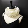 Neck Ruffle Fake Collar Stage Performance Cosplay Costume Clown Decorative Collar Ruff Detachable Neckwear Pography Props