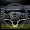 Натуральная кожа Рулевое колесо Покрытие для BYD Han, Yuan, Song Pro, Qin Plus/DMI, Han EV, Song Max