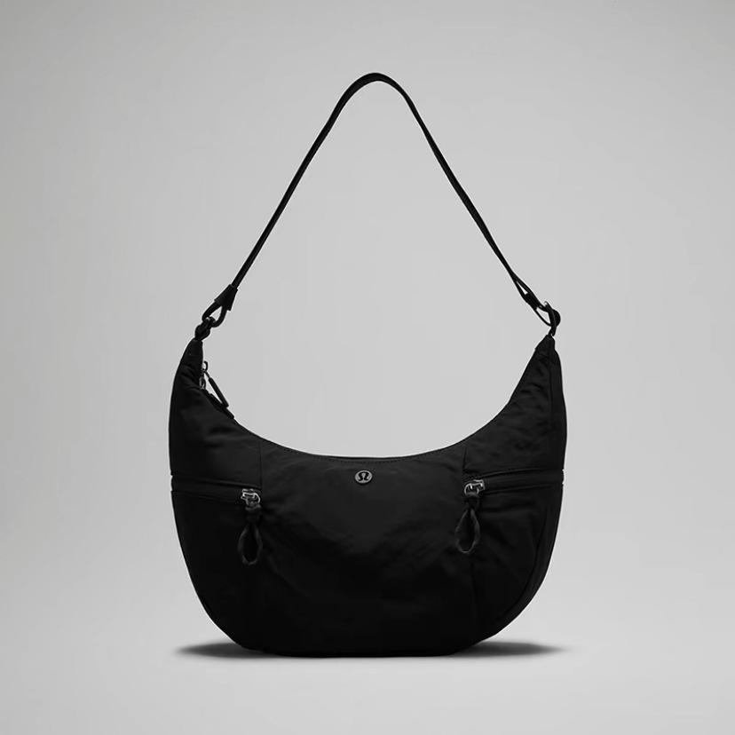 «Lulu 2024 Большая накладная сумка через плечо для круассанов, вместимость 6 л-13 л»