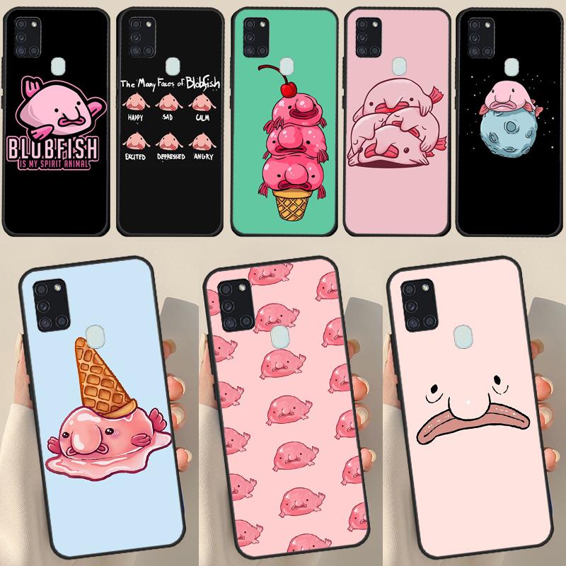 Чехол Blobfish для Samsung Galaxy A34 A54 A14 A53 A13 A51 A71 A50 A12 A22 A32 A52 A72 Чехол для телефона