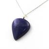 Stones and Minerals. Lapis Lazuli Necklace. 76.98 Ct. Pear Shape..