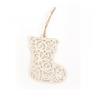 Wooden Christmas Decoration - Openwork Sock
