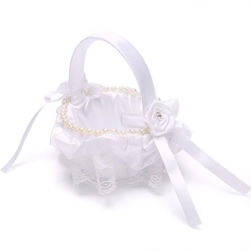 6 стилей, белый романтический бант, мешковина, свадебная церемония, вечеринка, корзина с розами