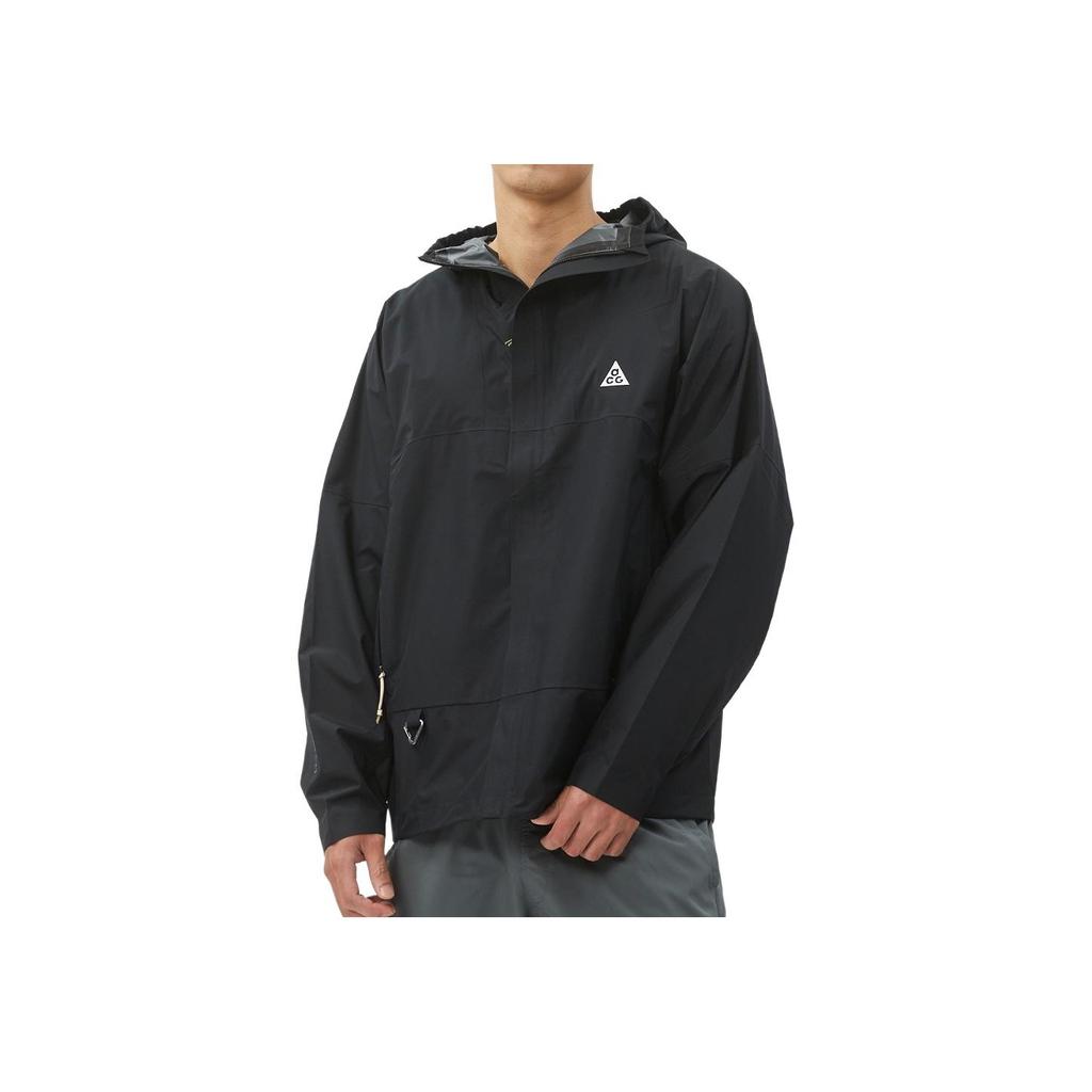 Nike ACG Storm-Fit однотонная водонепроницаемая куртка на молнии с капюшоном мужская куртка черная DV9416-010
