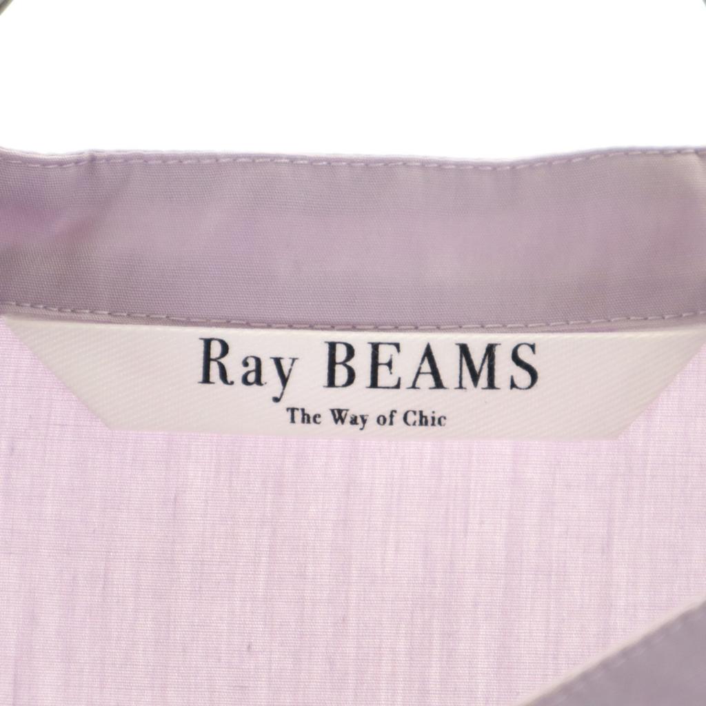 Ray Beams Short Sleeve Pleated One Piece Lavender Women Used