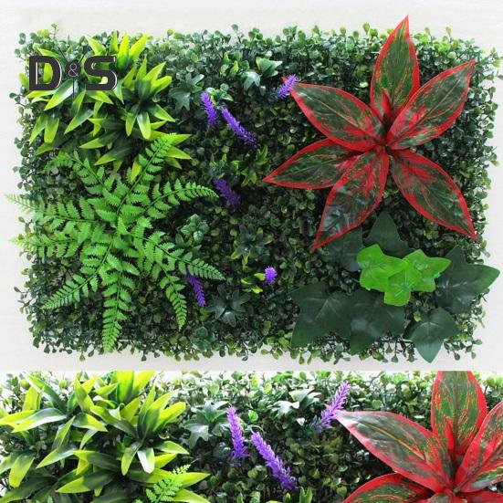 40x60 см искусственные растения настенная панель реалистичная искусственная зелень трава настенный фон украшение внутренний открытый сад уединение задний двор изгородь экран