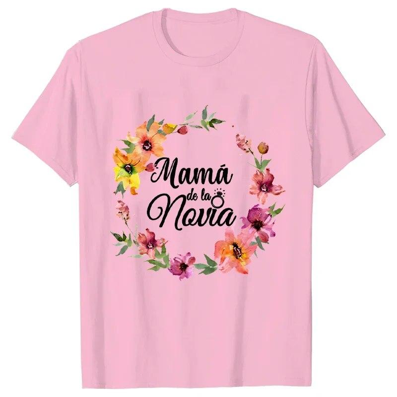 Французская футболка Evjf для испанского свадебного душа, футболка для невесты, футболка с цветочным принтом, девичник, друзья, женская одежда для девичника