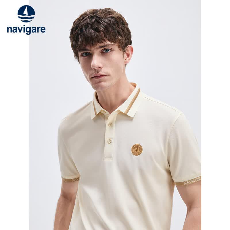 Navigare Men's Quick-Dry Short Sleeve Polo Shirt