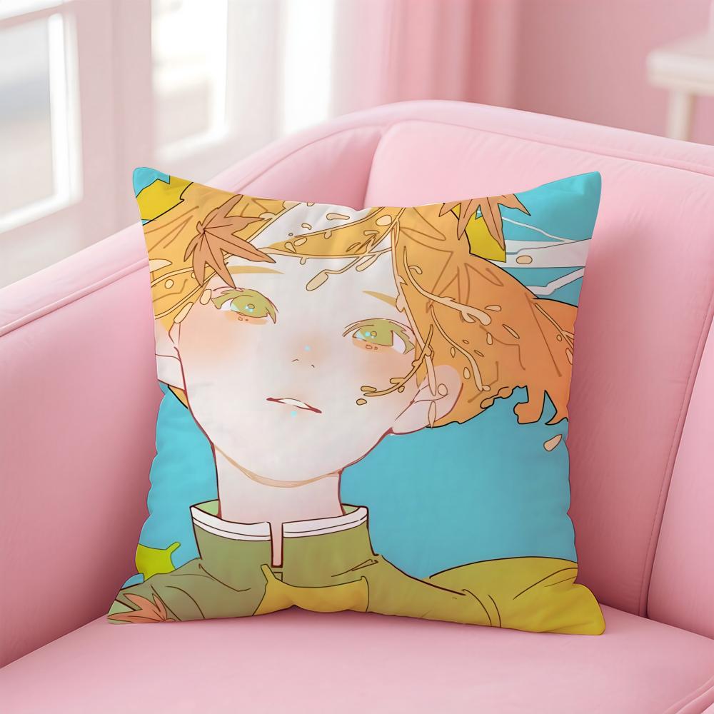 Creative Cute Kawaii Japanese Art NNanaichi0 Cushion Cover Pillow Case Soft Skin Friendly Fabric Concealed Zipper