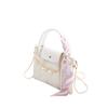 Dior Косметичка в стиле DIY Пузырчатая Медуза Розовый Рифм Цветок Ручная Сумка Через Плечо Хранение и Портативность Холст Высококачественный Универсальный Для Поездок