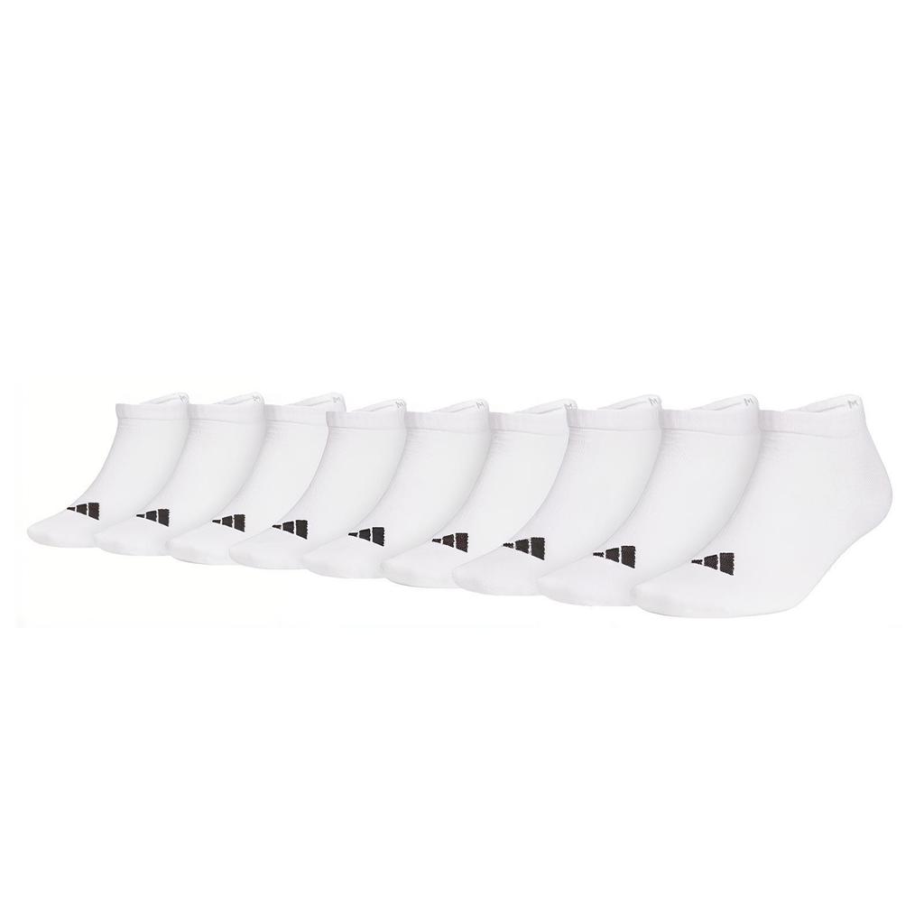 adidas Спортивные короткие носки унисекс, 3 шт., белые, JC9267