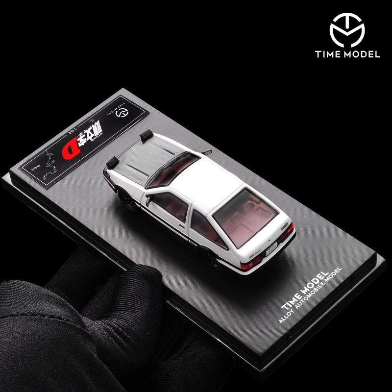 TIME MICRO 1:64 Модель машины Initial D Тофу-шоп AE86, Симуляция модели автомобиля из сплава для Коллекционирования & Дисплея & Подарка