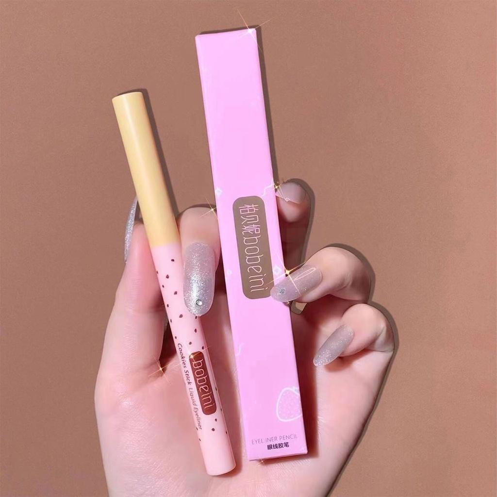 Цветная клейкая подводка для глаз, долговечная, водостойкая, ее нелегко размазать, гладкий естественный макияж, трехмерная клейкая ручка для начинающих, студентов, новичков