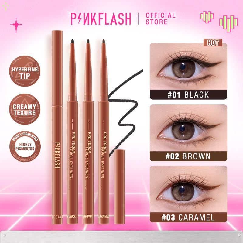 PINKFLASH Черная жидкая подводка для глаз Водостойкая долговечная высокопигментированная гладкая матовая подводка для глаз гель-карандаш Инструменты для макияжа Косметика