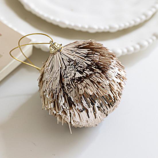 Блестящая мишура помпоны рождественское украшение пушистый помпон шар Рождество