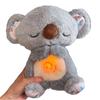 Breathing Bear Toy Baby Soothing Koala Plush Doll Baby Kids Soothing Music Baby Sleeping Companion Sound and Light Doll Toy