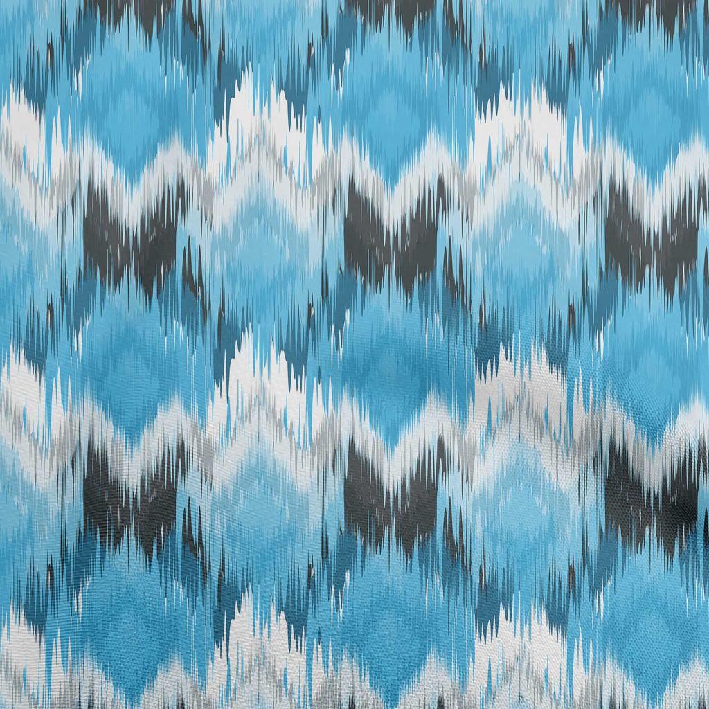 oneOone Cotton Flex Dark Teal Green Fabric Ikat Diy Clothing Quilting Fabric Print Fabric By Yard 40 Inch